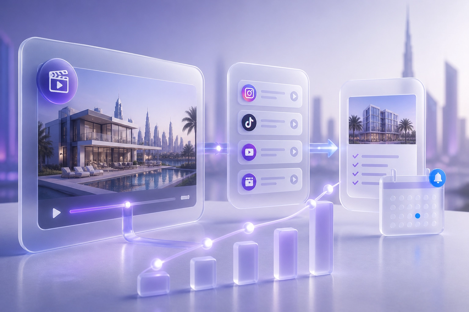 Professional header image for step-by-step guide: Trace Which Dubai Property Videos Produce Viewings